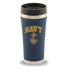 Load image into Gallery viewer, Navy Anchor Stainless Steel Tumbler