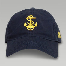 Load image into Gallery viewer, Navy Anchor Veteran Hat (Navy)