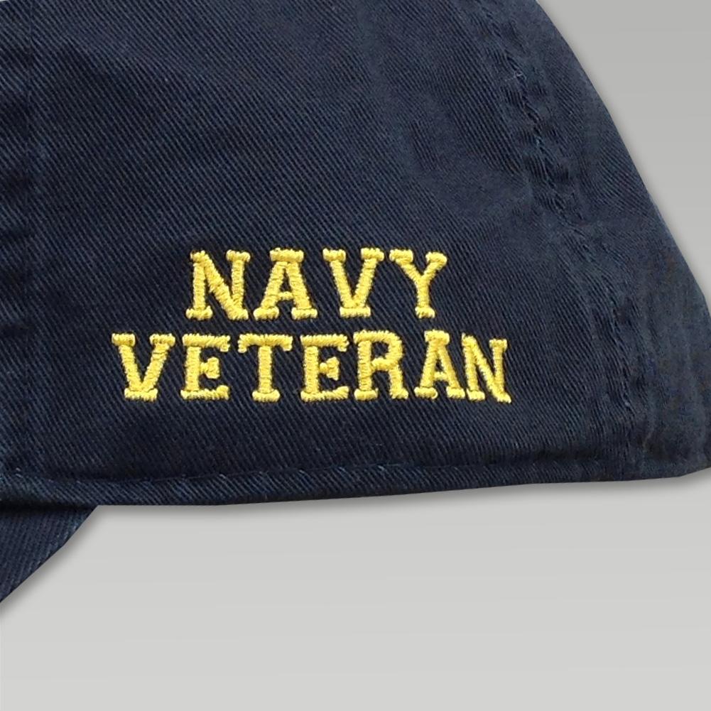 Navy Anchor Veteran Hat (Navy)