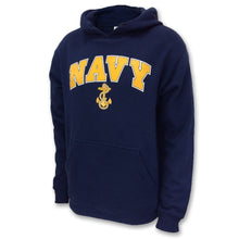 Load image into Gallery viewer, Navy Arch Anchor Hood (Navy)