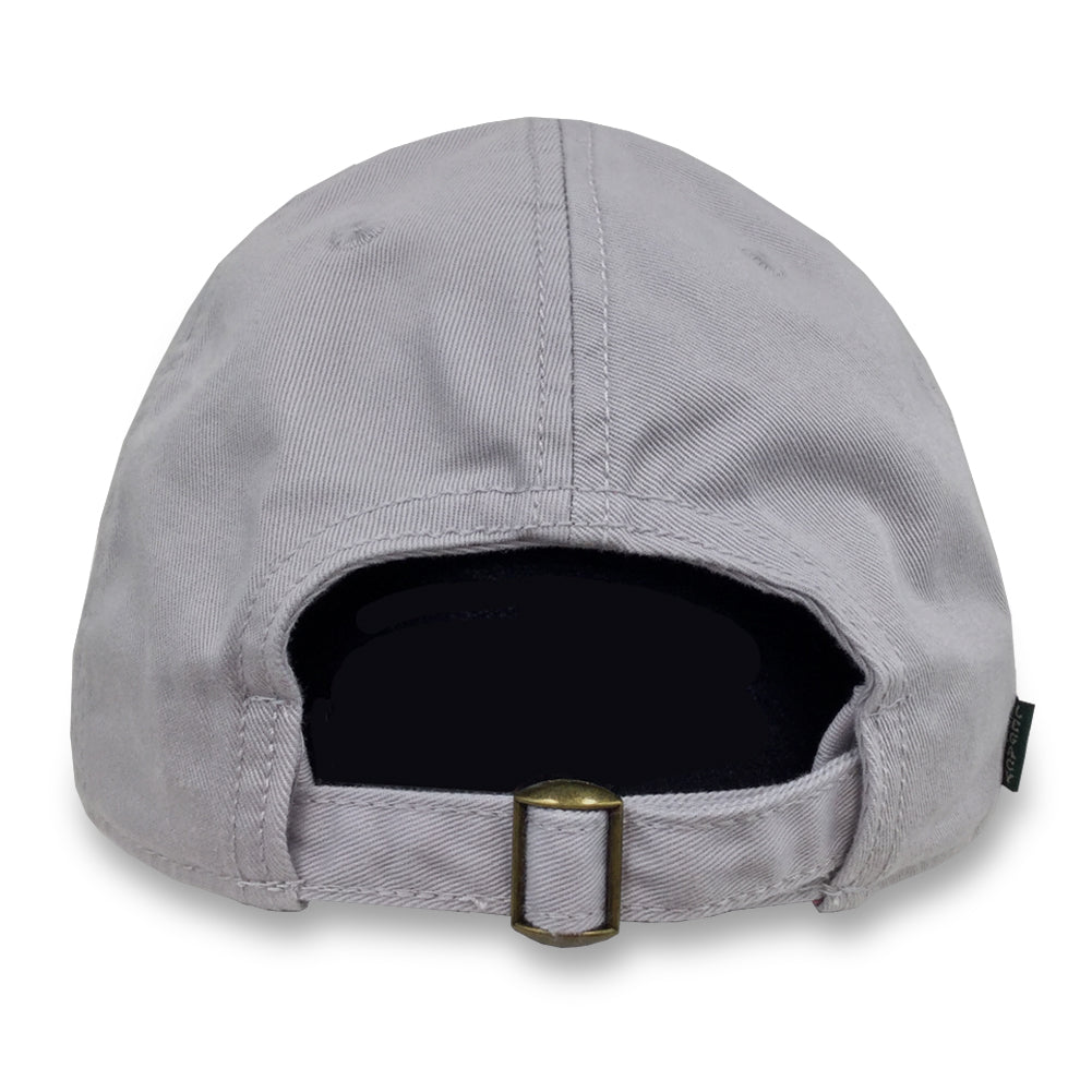 Navy Arch Low Profile Hat (Silver)