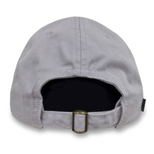 Load image into Gallery viewer, Navy Arch Low Profile Hat (Silver)