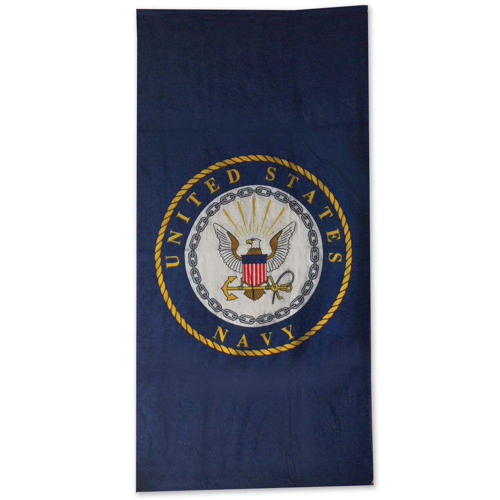 Navy Beach Towel