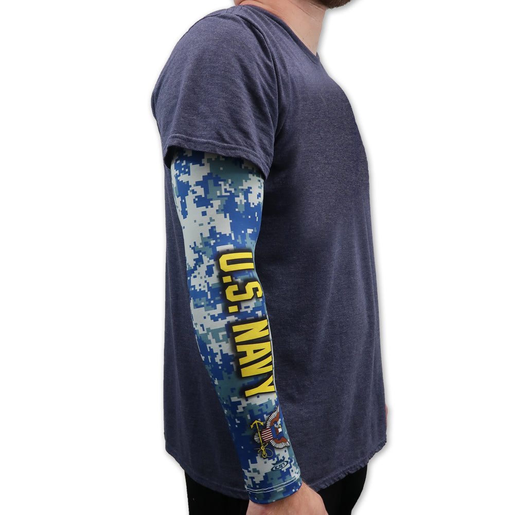 Navy Camo Solar Sleeves