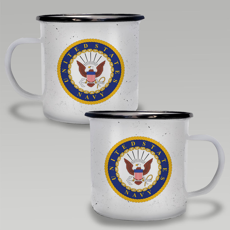 Navy Camp Mug