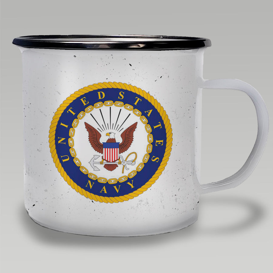 Navy Camp Mug