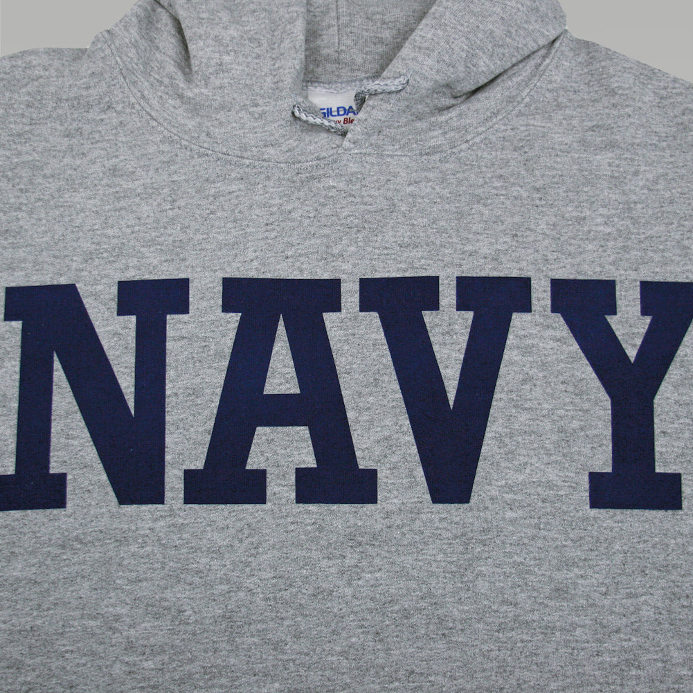 Navy Core Hooded Sweatshirt (Grey)