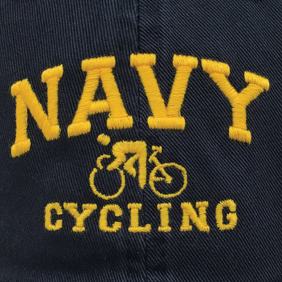 NAVY CYCLING HAT (NAVY) 1