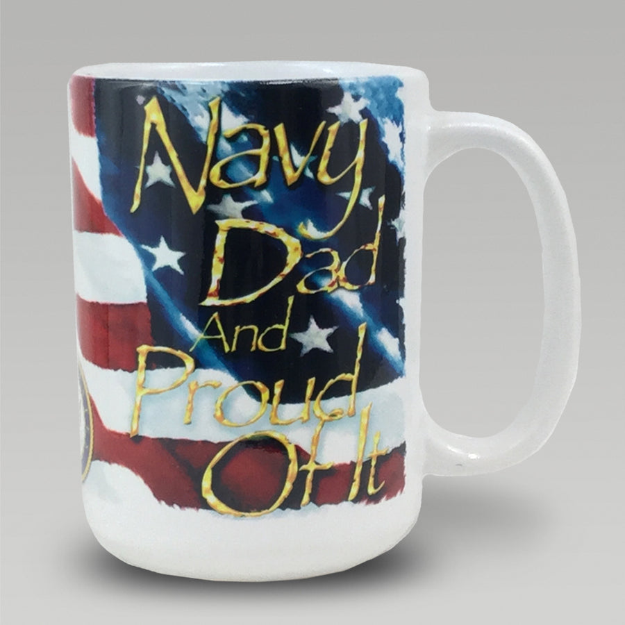 Navy Dad Coffee Mug