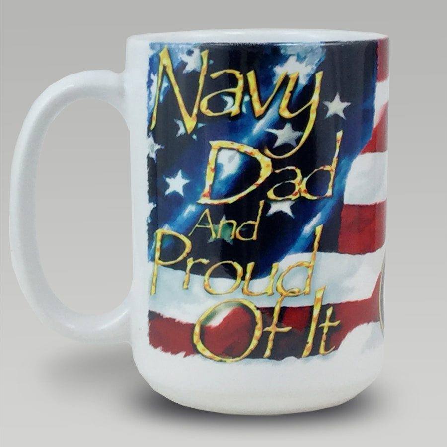 Navy Dad Coffee Mug