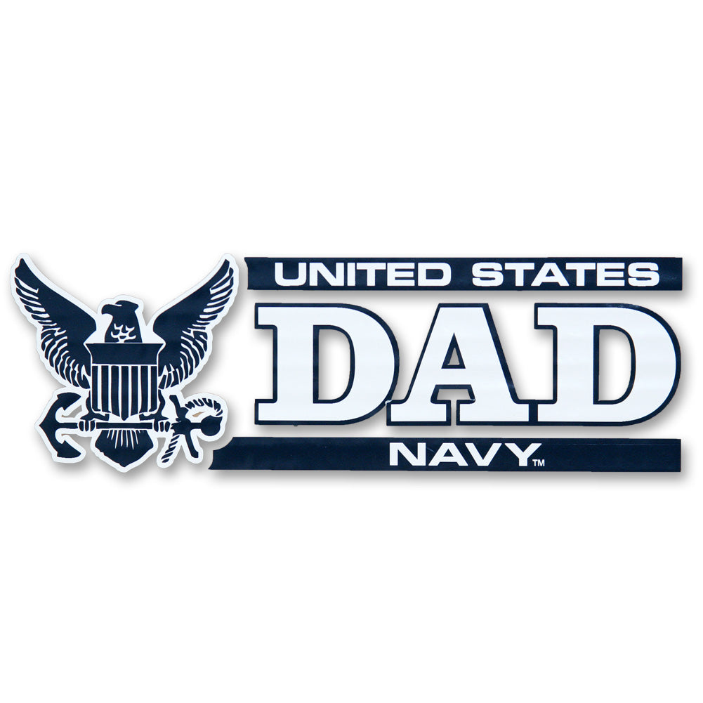 Navy Dad Decal