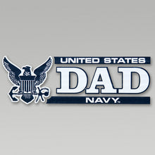 Load image into Gallery viewer, Navy Dad Decal