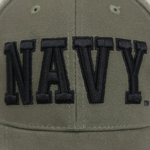 Load image into Gallery viewer, Navy Deluxe Low Profile Hat (OD Green)