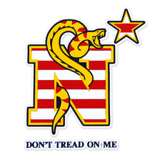 Load image into Gallery viewer, Navy Dont Tread On Me Decal