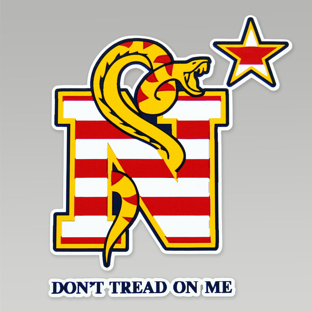 Navy Dont Tread On Me Decal