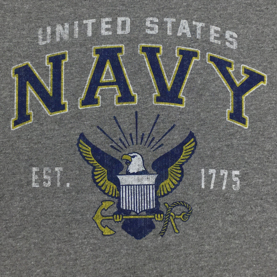 Navy Eagle Est. 1775 T-Shirt (Grey)