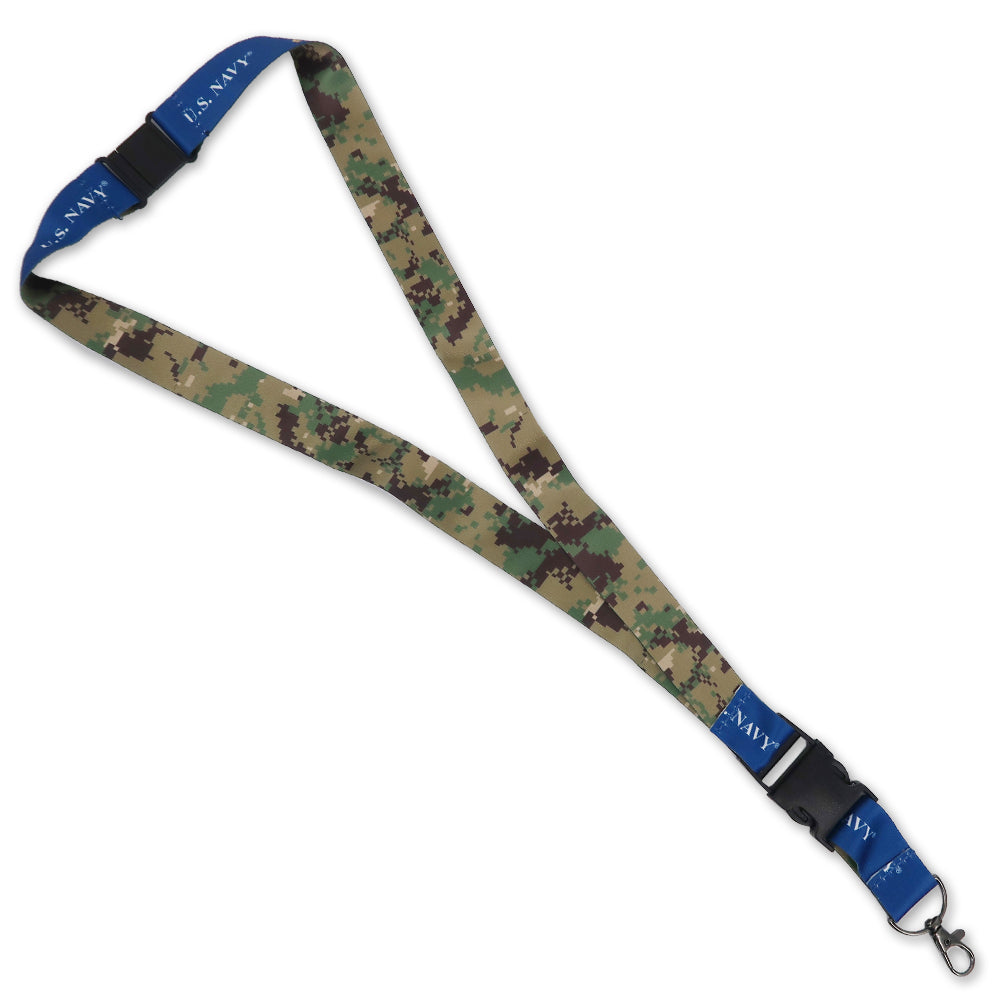 Navy Reversible Lanyard