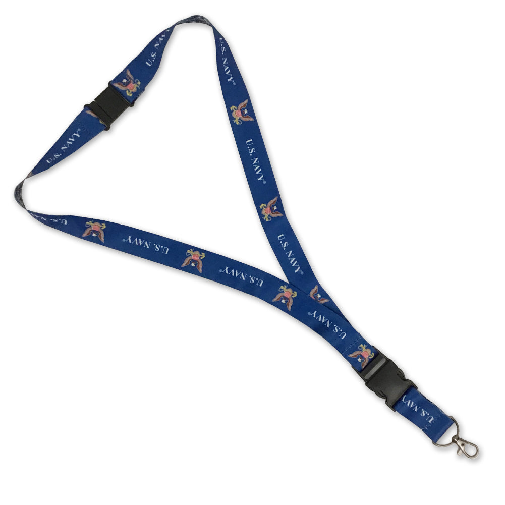 Navy Reversible Lanyard