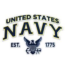 Load image into Gallery viewer, Navy Est. Decal