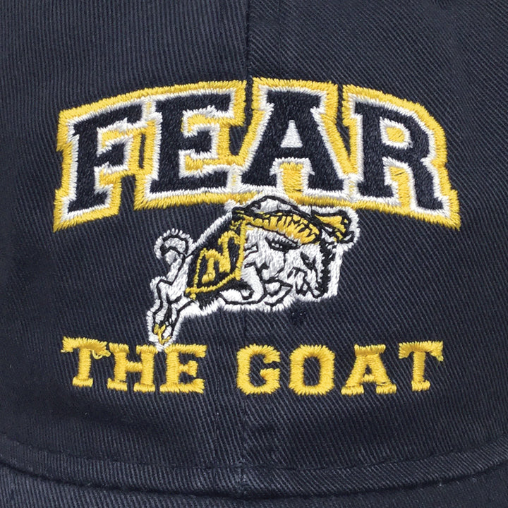 Navy Fear The Goat Hat (Navy)