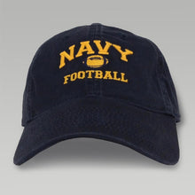 Load image into Gallery viewer, Navy Football Twill Hat (Navy)