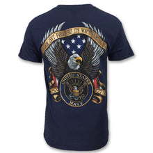 Load image into Gallery viewer, Navy Freedom Isnt Free T-Shirt