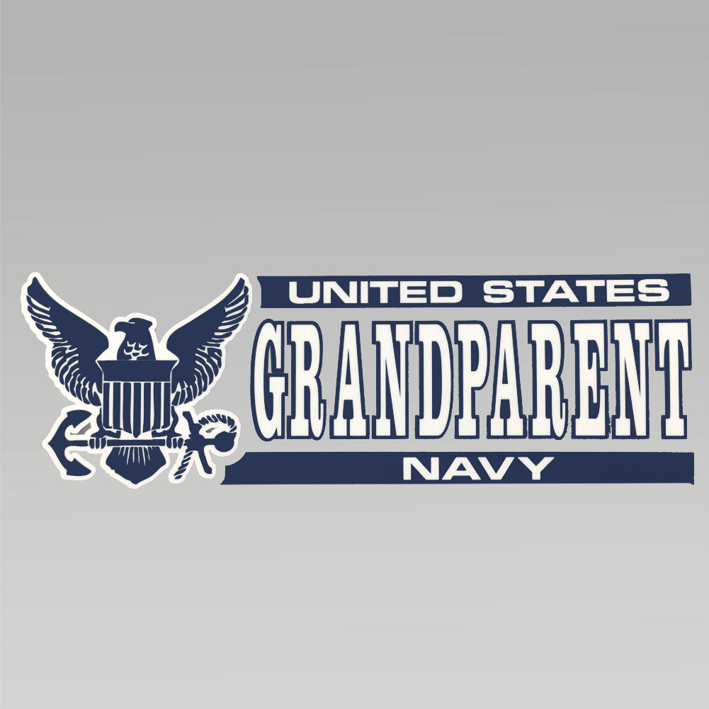 Navy Grandparent Decal