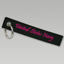 Load image into Gallery viewer, Navy I Love My Sailor Keychain