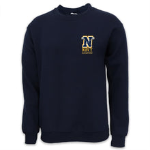 Load image into Gallery viewer, NAVY LACROSSE LOGO CREWNECK (NAVY)