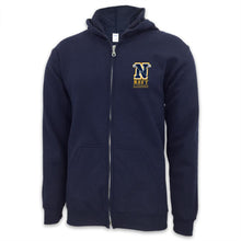 Load image into Gallery viewer, NAVY LACROSSE LOGO FULL ZIP (NAVY)