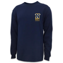 Load image into Gallery viewer, NAVY LACROSSE LOGO LONG SLEEVE T (NAVY)