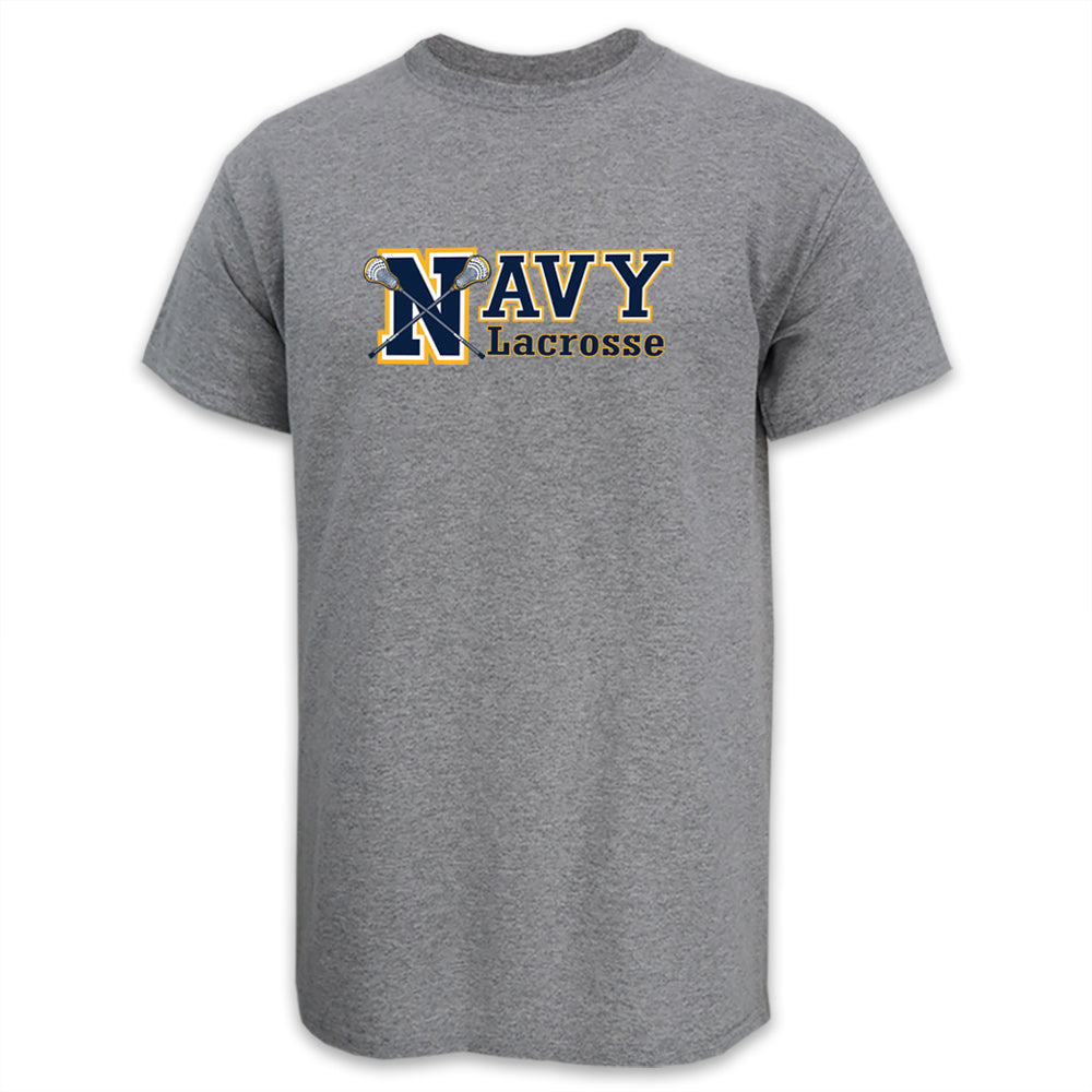 Navy Lacrosse Sport T-Shirt