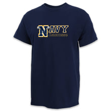 Load image into Gallery viewer, Navy Lacrosse Sport T-Shirt