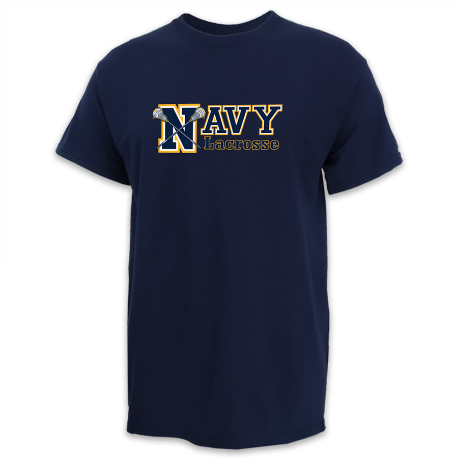 Navy Lacrosse Sport T-Shirt