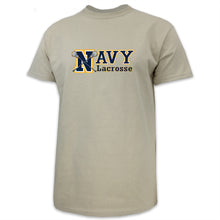 Load image into Gallery viewer, Navy Lacrosse Sport T-Shirt