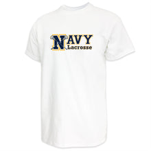 Load image into Gallery viewer, Navy Lacrosse Sport T-Shirt