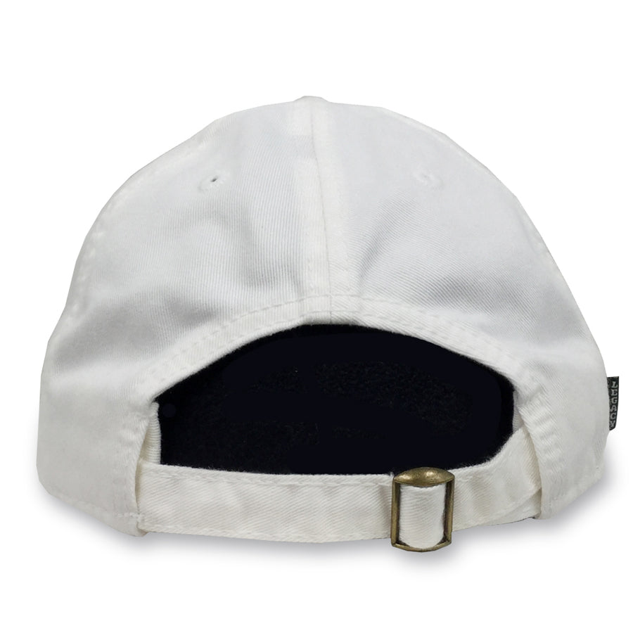 Navy Ladies Arch Hat (White)