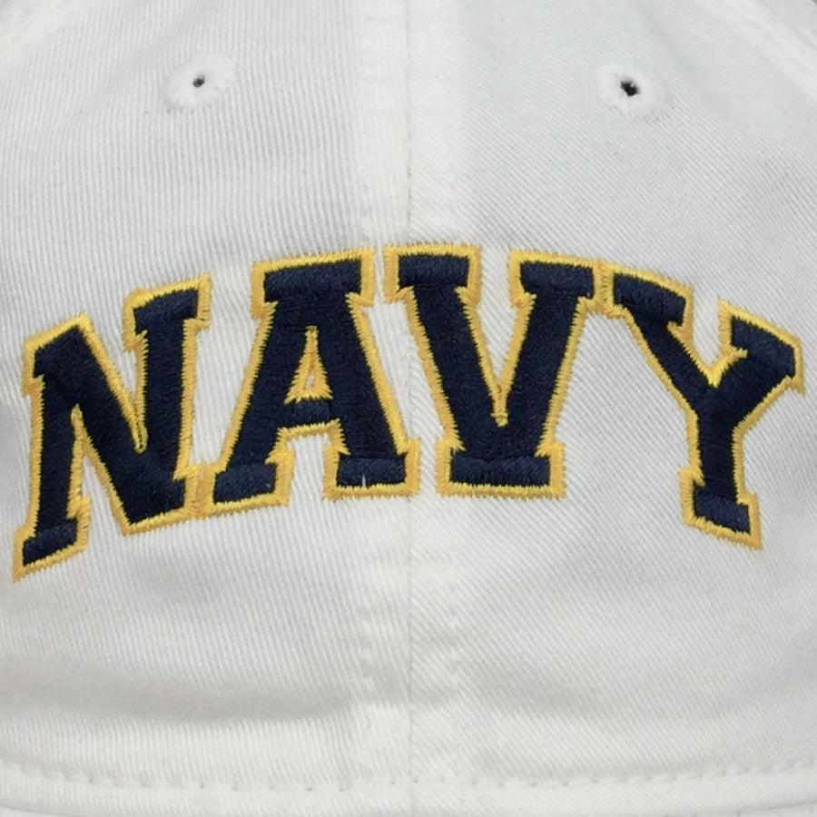 Navy Ladies Arch Hat (White)