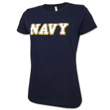 Load image into Gallery viewer, Navy Ladies Bold Core T-Shirt (Navy)