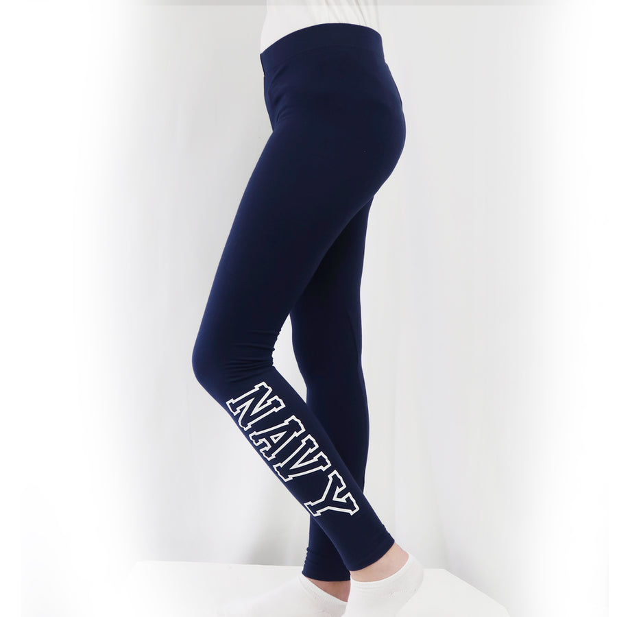 Navy Ladies Love 'Em Longer Leggings (Navy)