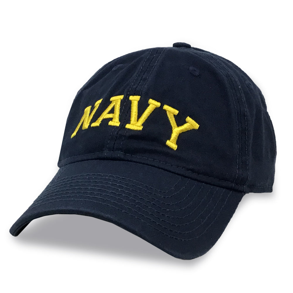 Navy Ladies Low Profile Arch Hat (Navy)