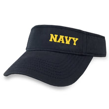 Load image into Gallery viewer, Navy Relaxed Twill Visor (Navy)