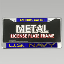 Load image into Gallery viewer, Navy License Plate Frame