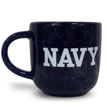 Load image into Gallery viewer, Navy Marbled 17 oz Mug (Navy)