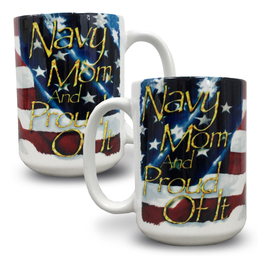 Navy Mom Coffee Mug