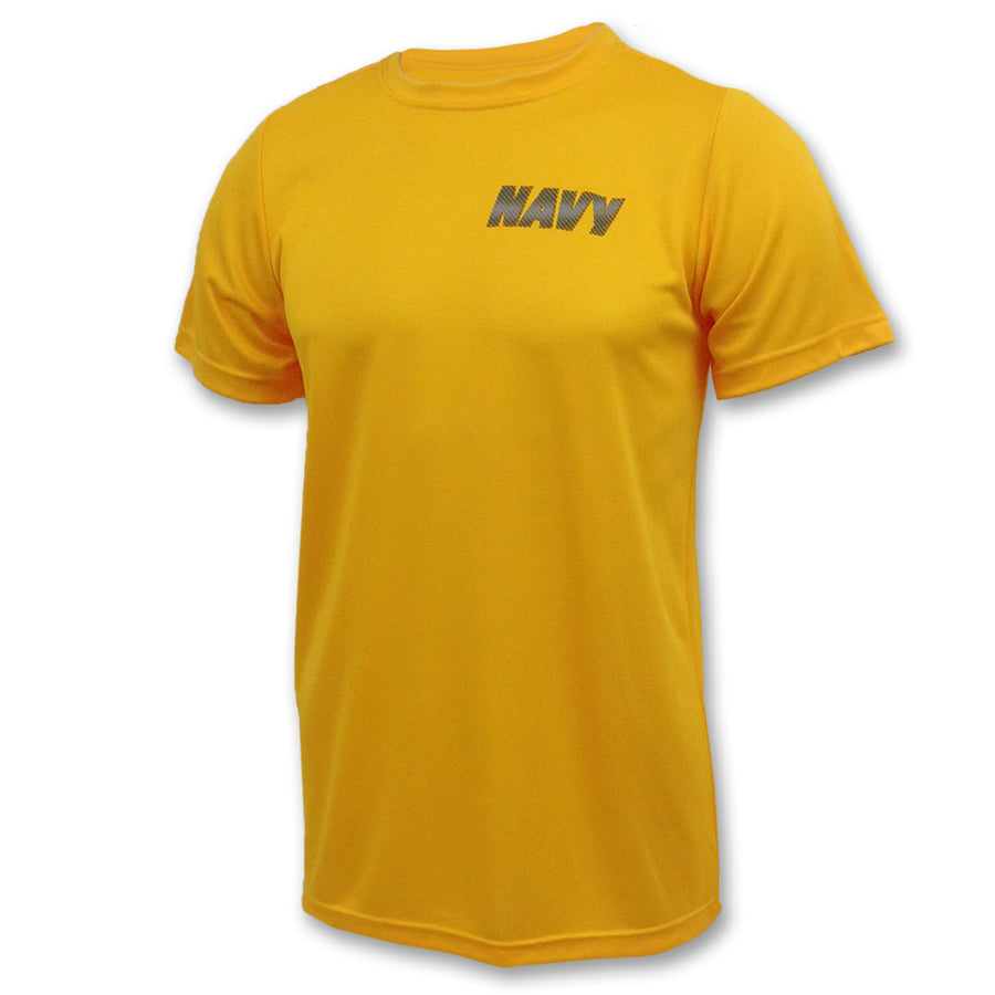 Navy PT T-Shirt (Gold)