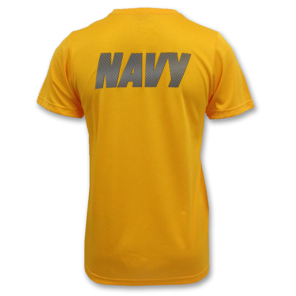 Navy PT T-Shirt (Gold)