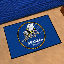 Load image into Gallery viewer, Navy Seabees Starter Mat (19&quot;X 30&quot;)