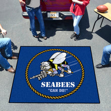 Load image into Gallery viewer, U.S. Navy - SEABEES Tailgater Mat