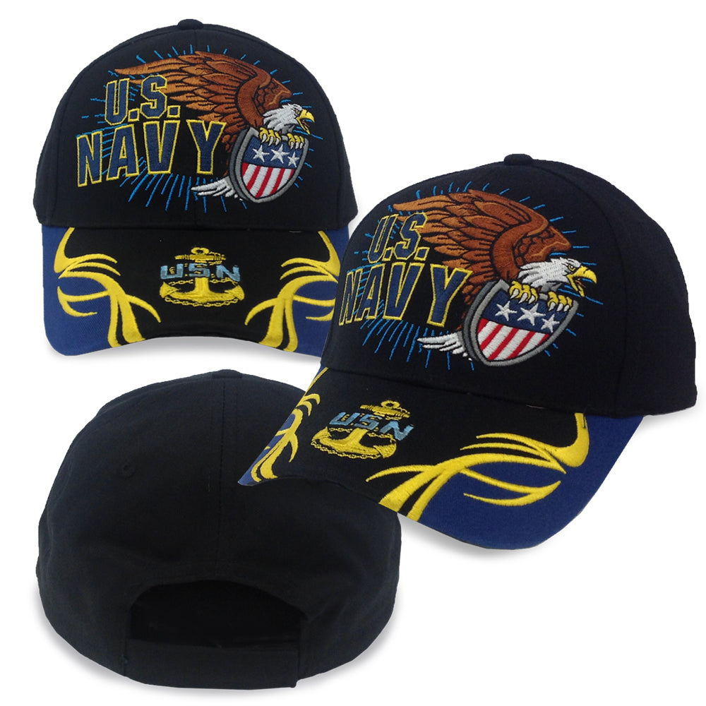 Navy Spiker Cap